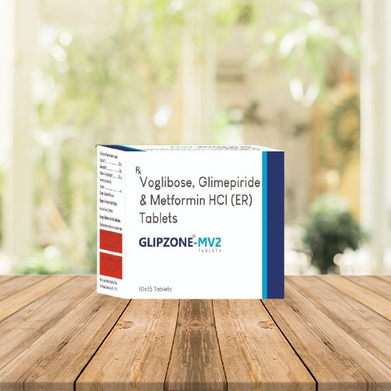 Glipzone MV 2mg Tablet