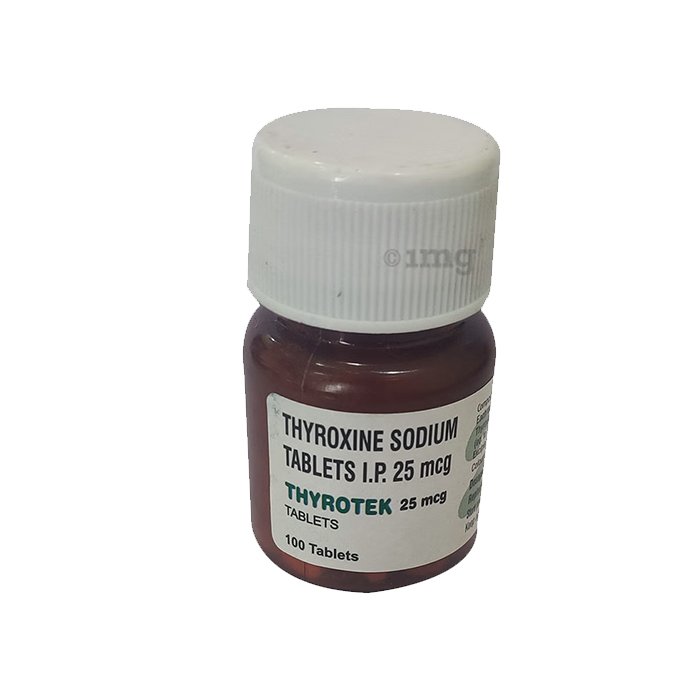 Thyrotek 25mcg Tablet
